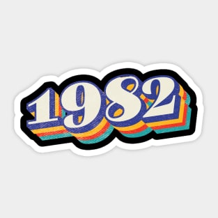 1982 Birthday Year Sticker